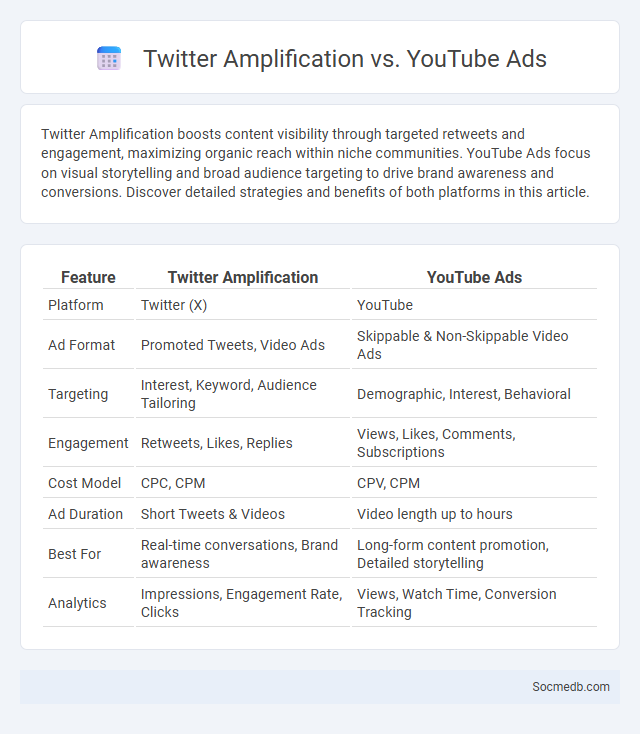 Twitter Amplification vs. YouTube Ads - What is The Difference?