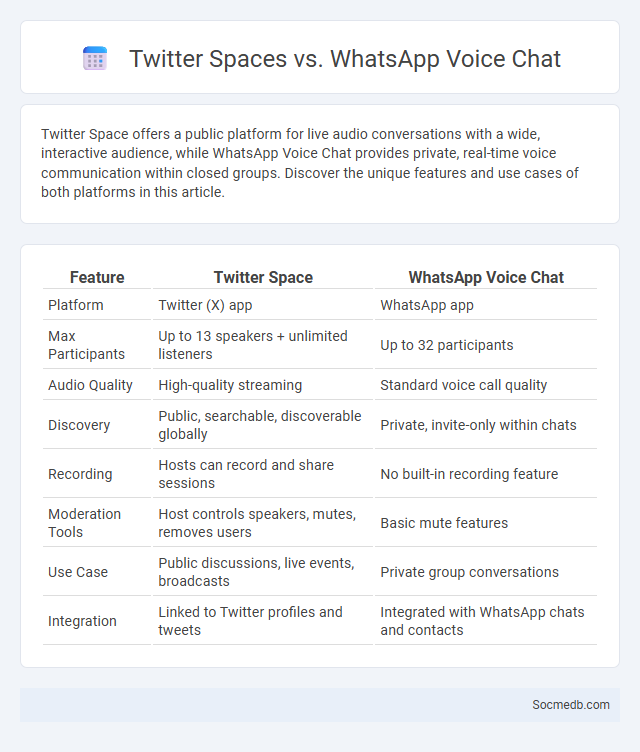 Twitter Spaces vs. WhatsApp Voice Chat - What is The Difference?