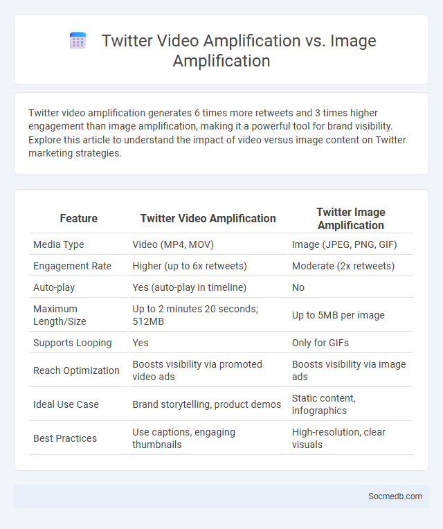 Twitter Video Amplification vs. Image Amplification - What is The Difference?