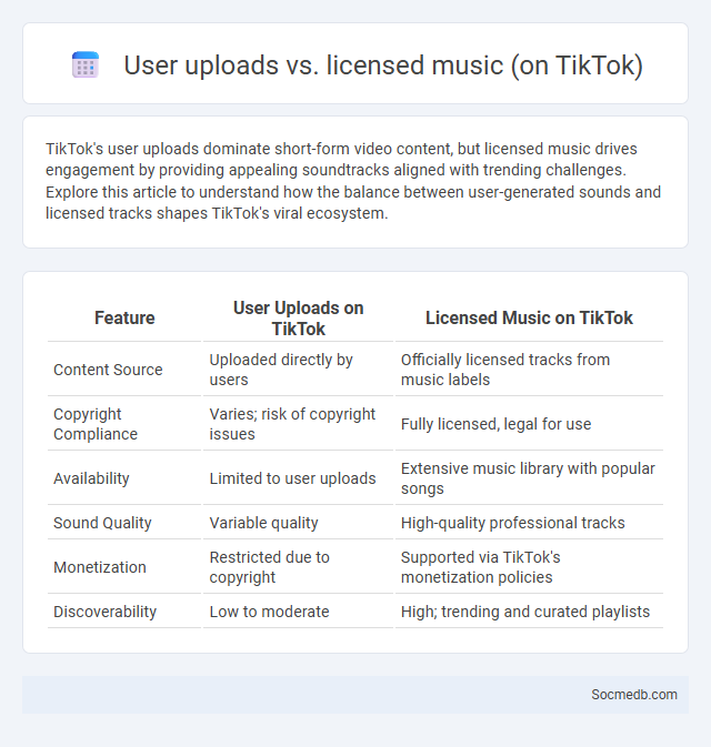 User uploads vs. licensed music (on TikTok) - What is The Difference?