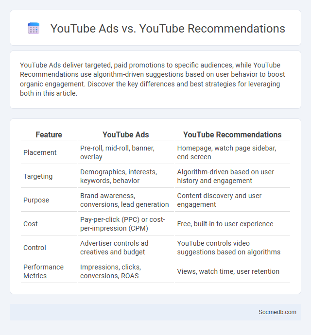 YouTube Ads vs. YouTube Recommendations - What is The Difference?