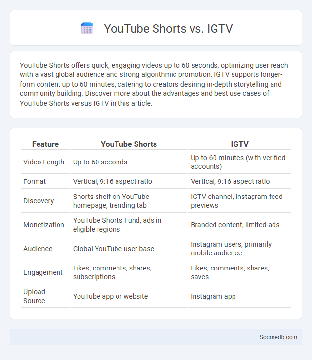 YouTube Shorts vs. IGTV - What is The Difference?