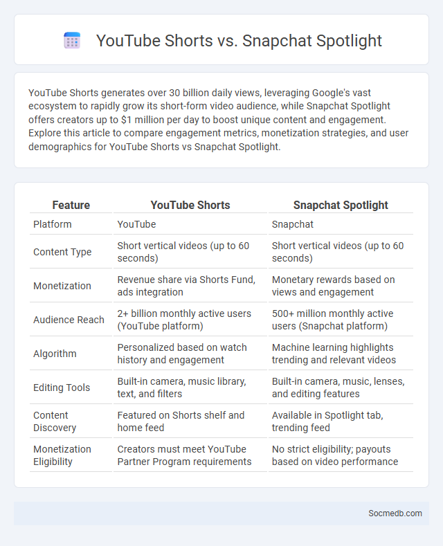 YouTube Shorts vs. Snapchat Spotlight - What is The Difference?