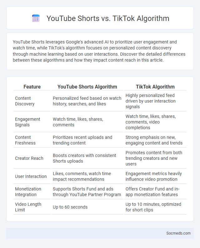 YouTube Shorts vs. TikTok Algorithm - What is The Difference?