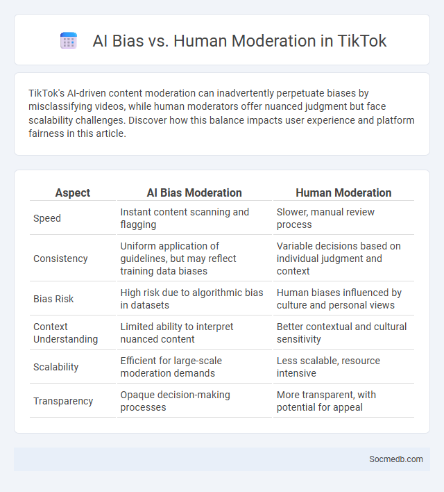 AI Bias vs. Human Moderation in TikTok - What is The Difference?