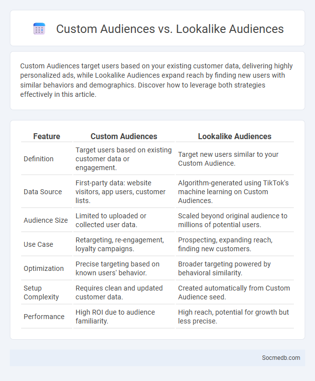 Custom Audiences vs. Lookalike Audiences - What is The Difference?
