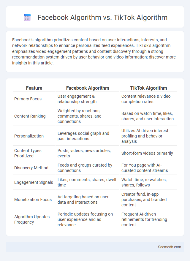 Facebook Algorithm vs. TikTok Algorithm - What is The Difference?