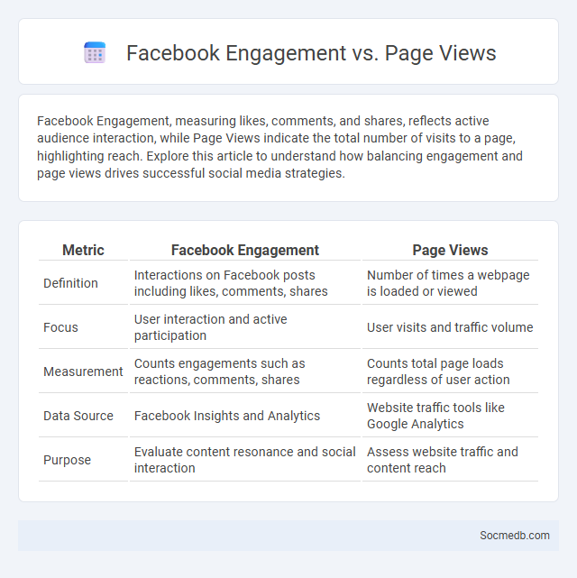 Facebook Engagement vs. Page Views - What is The Difference?