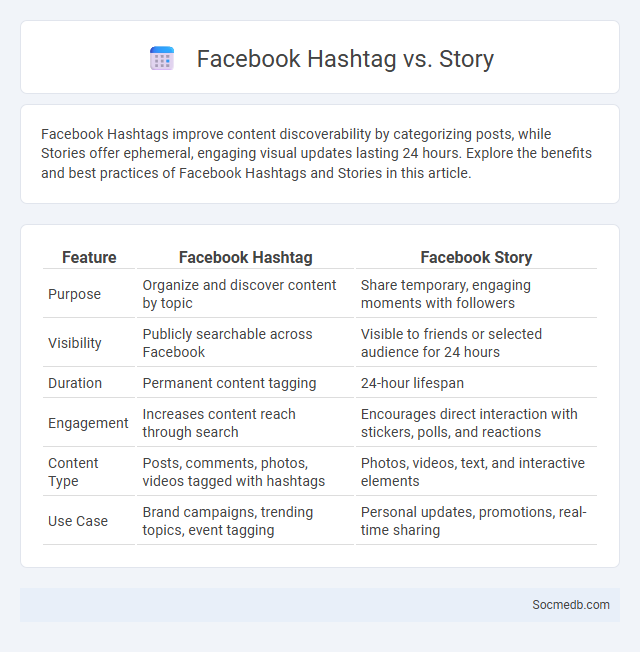 Facebook Hashtag vs. Story - What is The Difference?