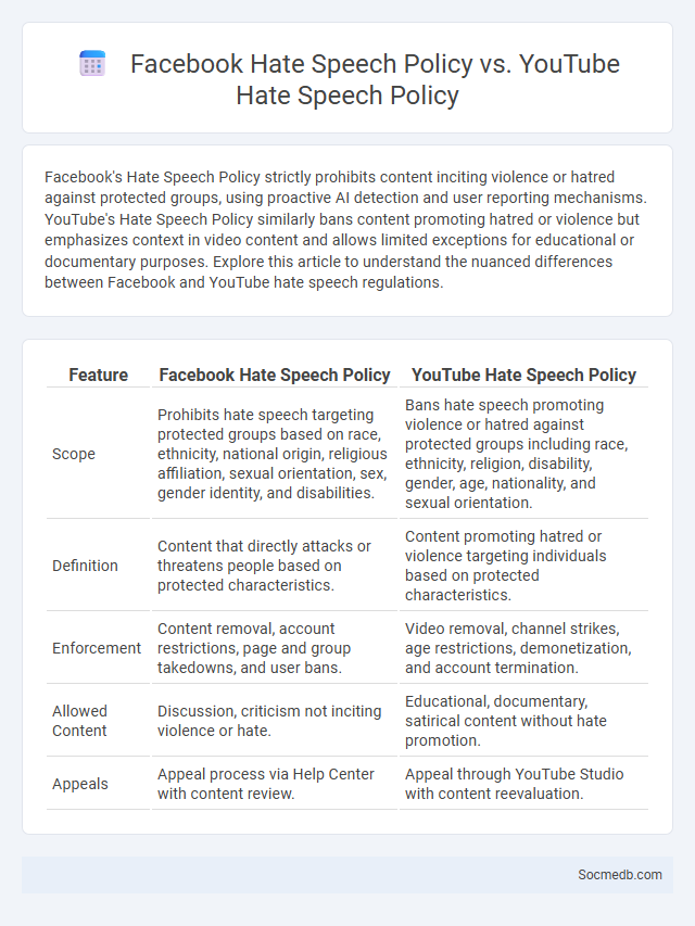 Facebook Hate Speech Policy vs. YouTube Hate Speech Policy - What is The Difference?