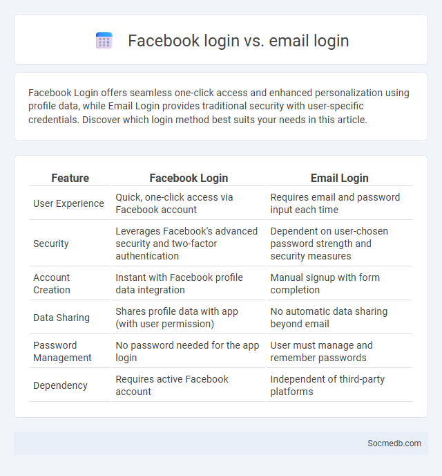 Facebook login vs. email login - What is The Difference?