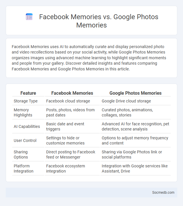 Facebook Memories vs. Google Photos Memories - What is The Difference?