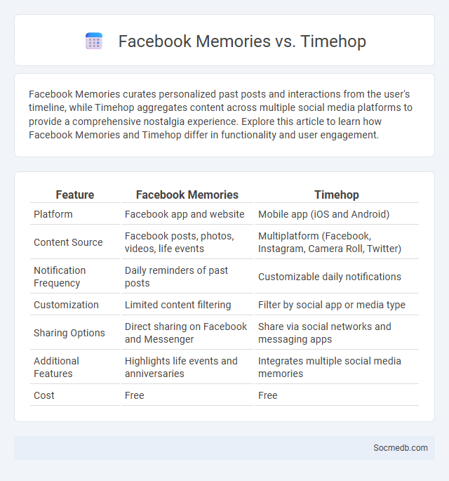 Facebook Memories vs. Timehop - What is The Difference?