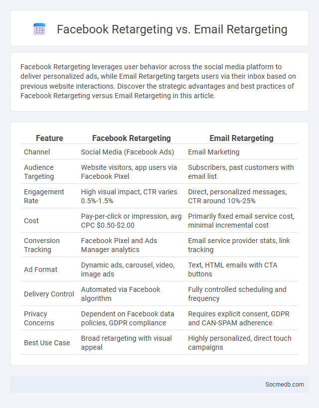 Facebook Retargeting vs. Email Retargeting - What is The Difference?
