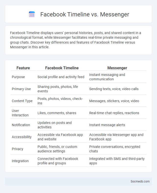 Facebook Timeline vs. Messenger - What is The Difference?