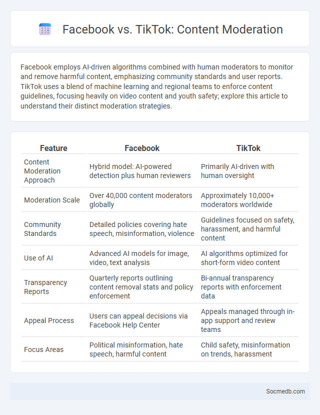Facebook vs. TikTok: Content Moderation - What is The Difference?