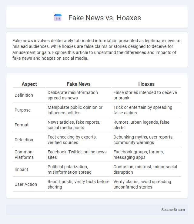 Fake News vs. Hoaxes - What is The Difference?