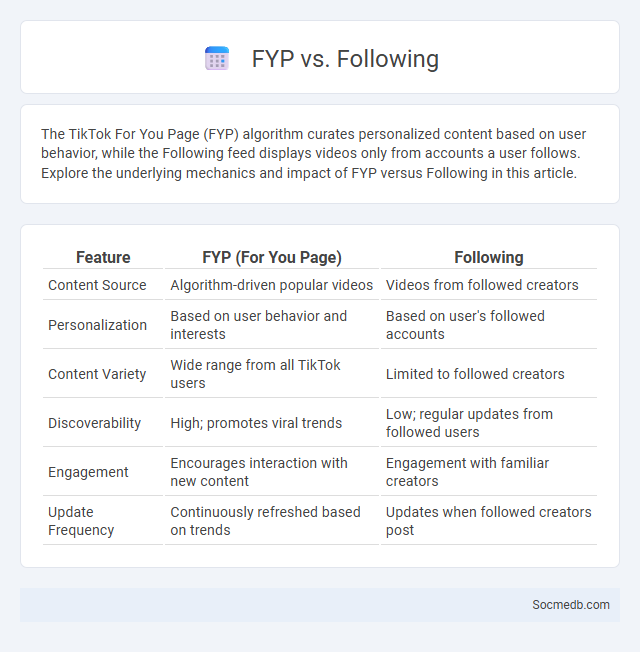 FYP vs. Following - What is The Difference?