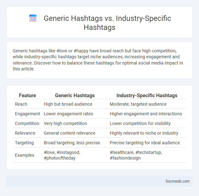 Generic Hashtags vs. Industry-Specific Hashtags - What is The Difference?