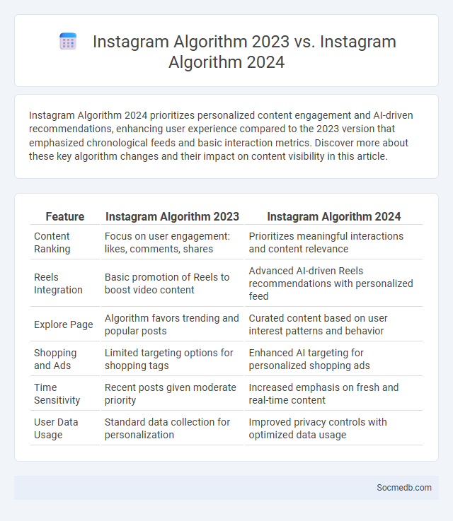Instagram Algorithm 2023 vs. Instagram Algorithm 2024 - What is The Difference?