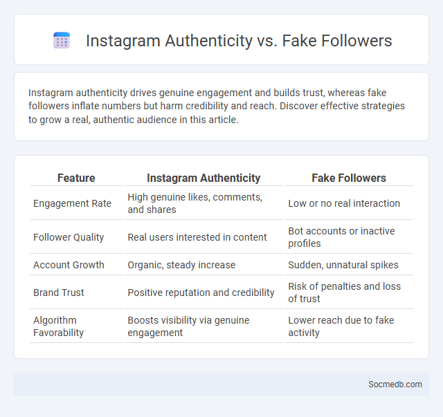 Instagram Authenticity vs. Fake Followers - What is The Difference?