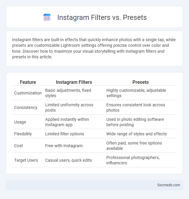 Instagram Filters vs. Presets - What is The Difference?