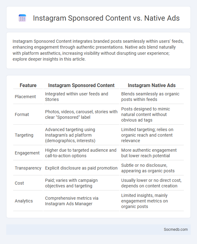 Instagram Sponsored Content vs. Native Ads - What is The Difference?