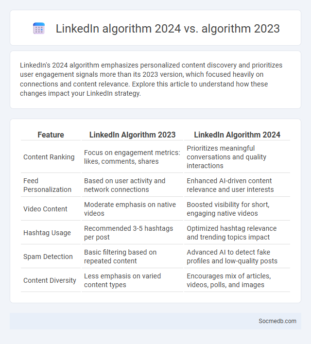 LinkedIn algorithm 2024 vs. algorithm 2023 - What is The Difference?