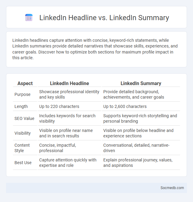 LinkedIn Headline vs. LinkedIn Summary - What is The Difference?