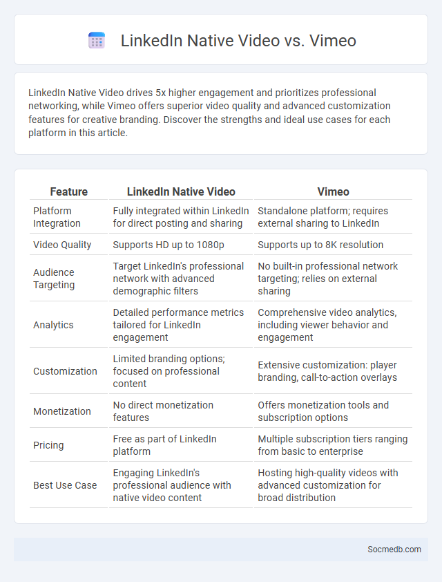 LinkedIn Native Video vs. Vimeo - What is The Difference?