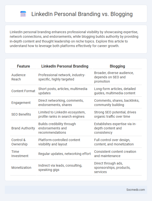 LinkedIn Personal Branding vs. Blogging - What is The Difference?