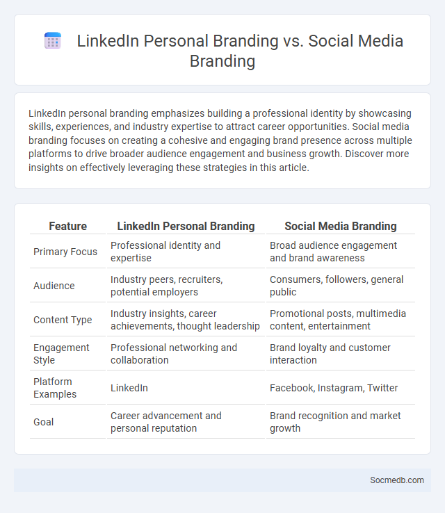 LinkedIn Personal Branding vs. Social Media Branding - What is The Difference?