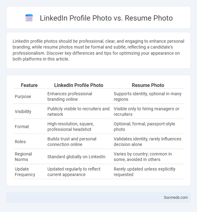 LinkedIn Profile Photo vs. Resume Photo - What is The Difference?