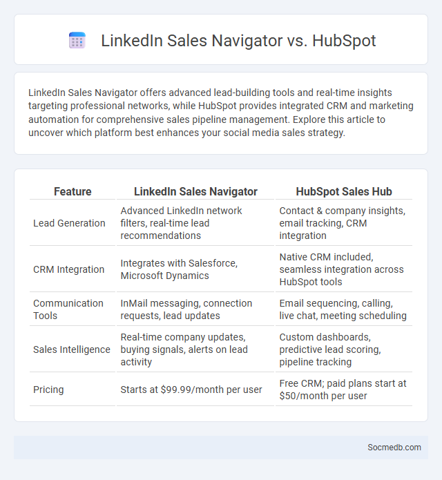LinkedIn Sales Navigator vs. HubSpot - What is The Difference?