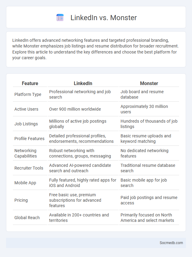 LinkedIn vs. Monster - What is The Difference?