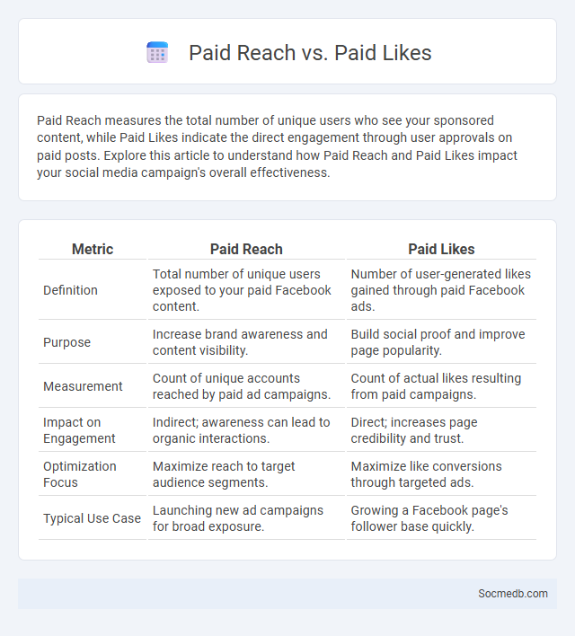 Paid Reach vs. Paid Likes - What is The Difference?