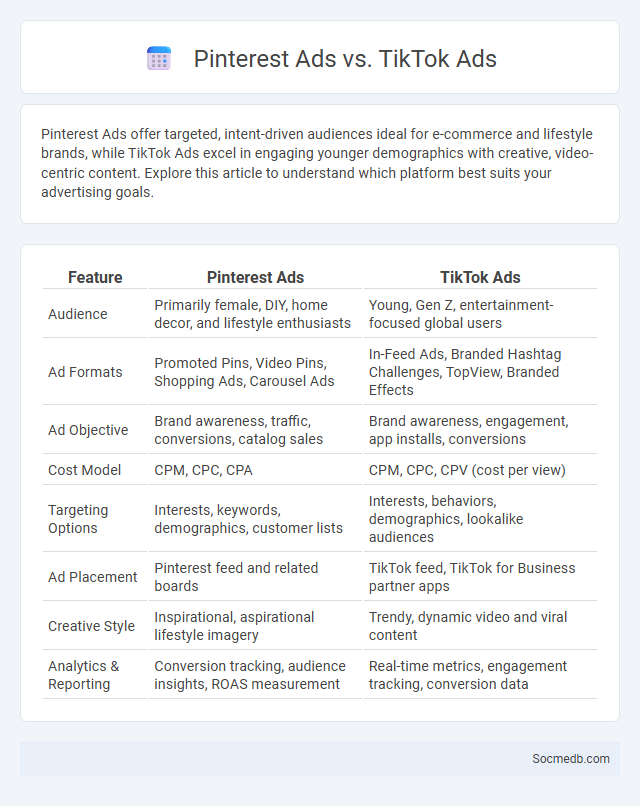 Pinterest Ads vs. TikTok Ads - What is The Difference?