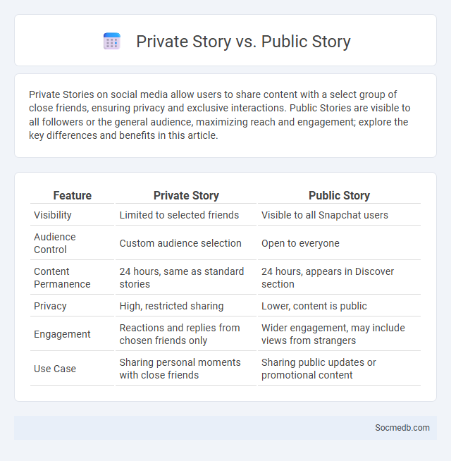 Private Story vs. Public Story - What is The Difference?