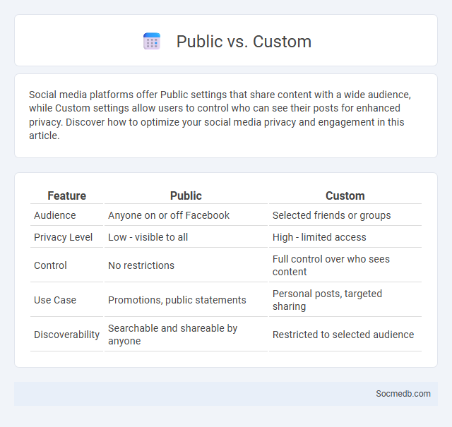 Public vs. Custom - What is The Difference?
