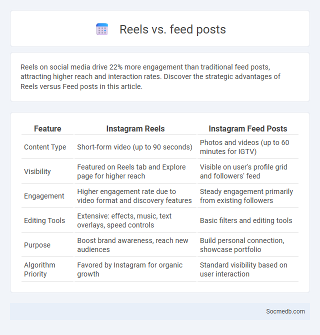Reels vs. feed posts - What is The Difference?
