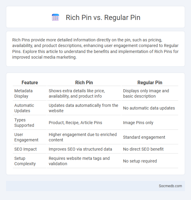 Rich Pin vs. Regular Pin - What is The Difference?