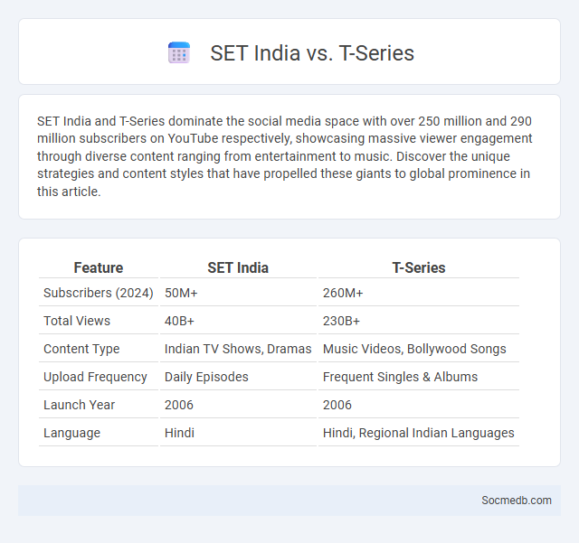 SET India vs. T-Series - What is The Difference?