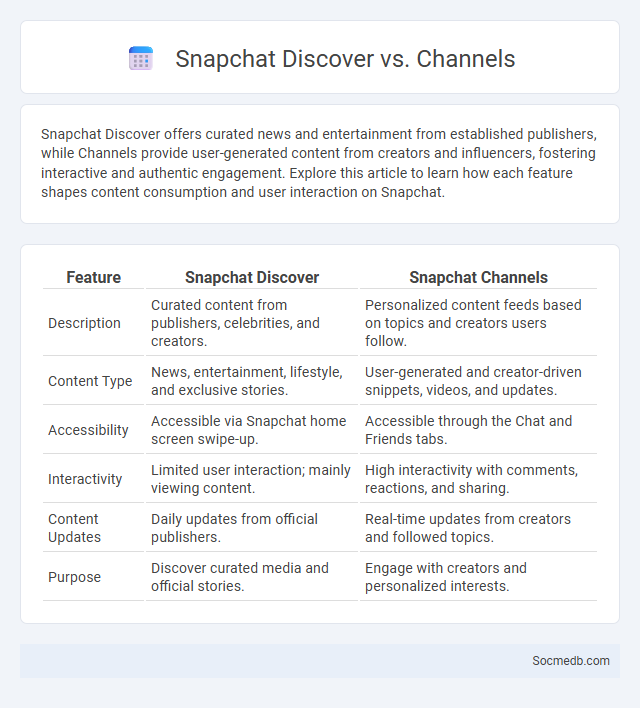 Snapchat Discover vs. Channels - What is The Difference?
