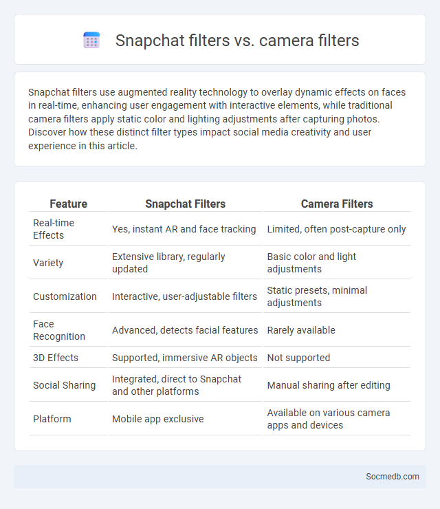 Snapchat filters vs. camera filters - What is The Difference?