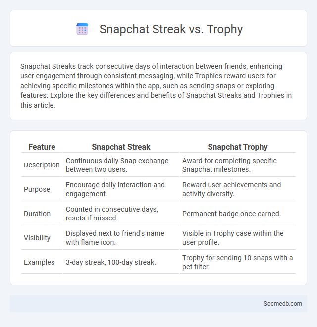 Snapchat Streak vs. Trophy - What is The Difference?