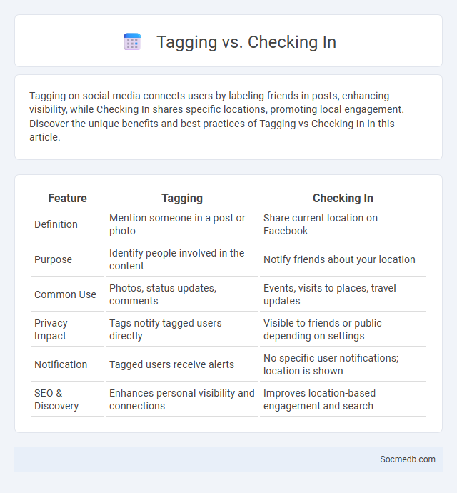 Tagging vs. Checking In - What is The Difference?