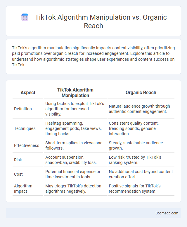 TikTok Algorithm Manipulation vs. Organic Reach - What is The Difference?
