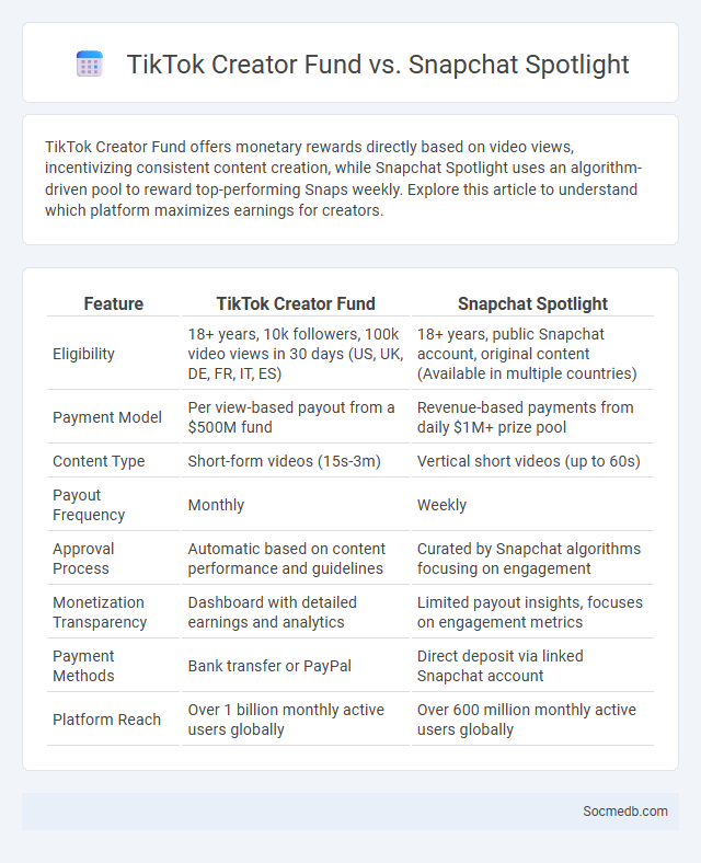 TikTok Creator Fund vs. Snapchat Spotlight - What is The Difference?