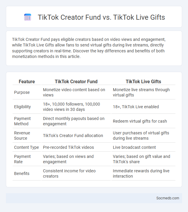 TikTok Creator Fund vs. TikTok Live Gifts - What is The Difference?