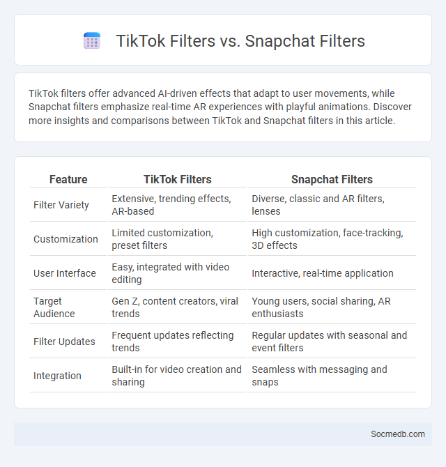 TikTok Filters vs. Snapchat Filters - What is The Difference?